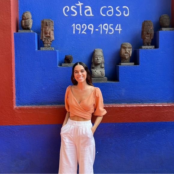 Revolve L*SPACE wrap top - Picture 3 of 4